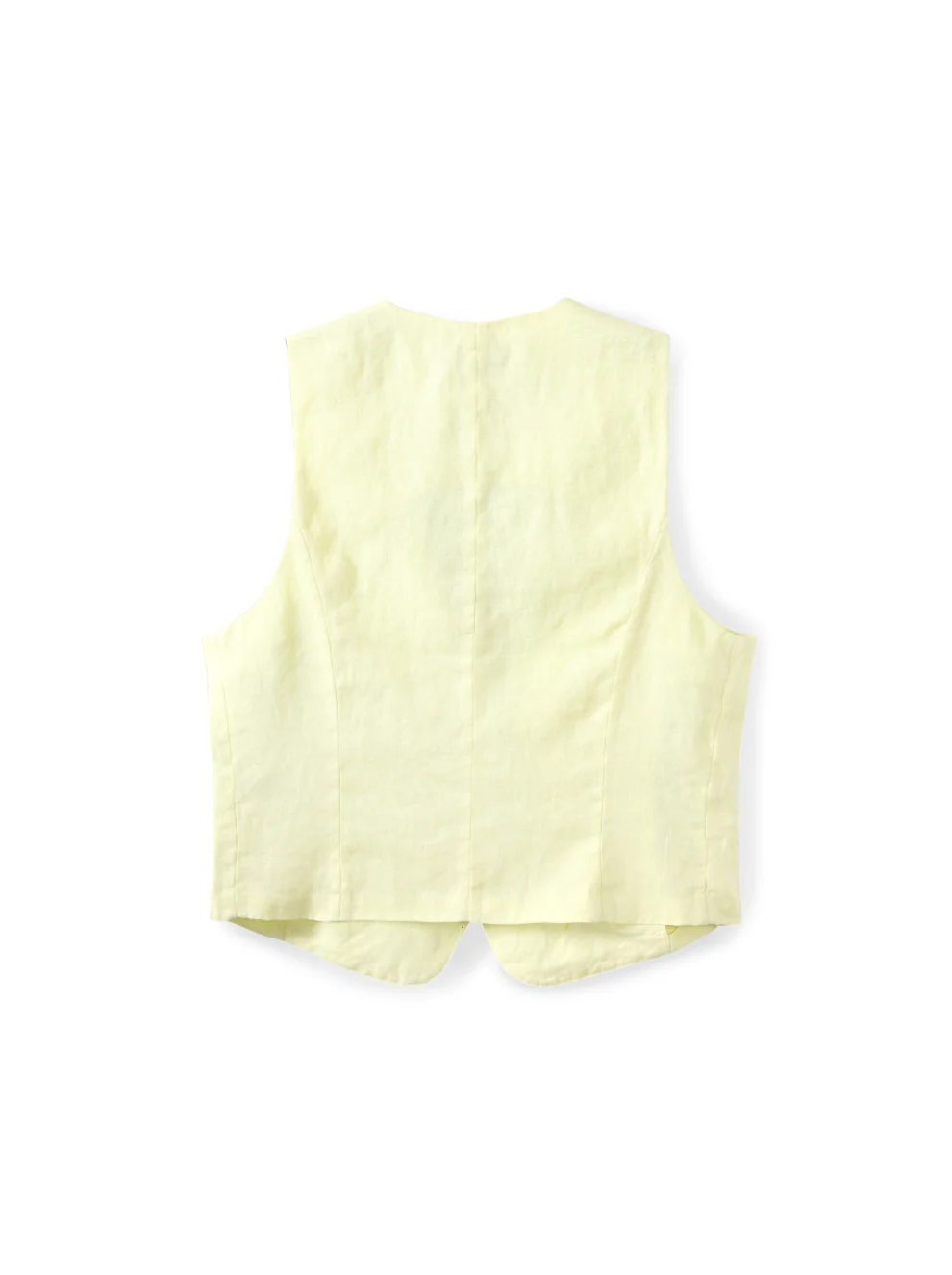 Tailored linen vest - Image 6