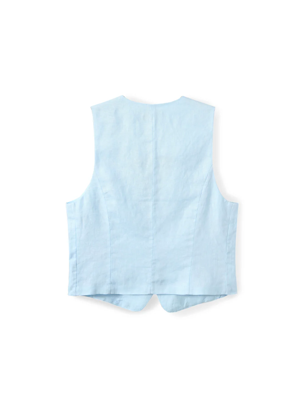 Tailored linen vest - Image 5