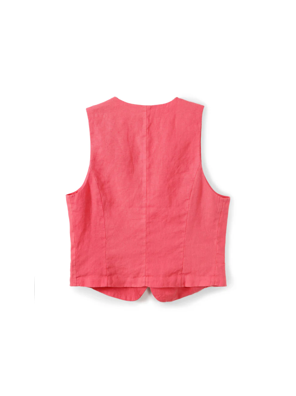 Tailored linen vest - Image 6