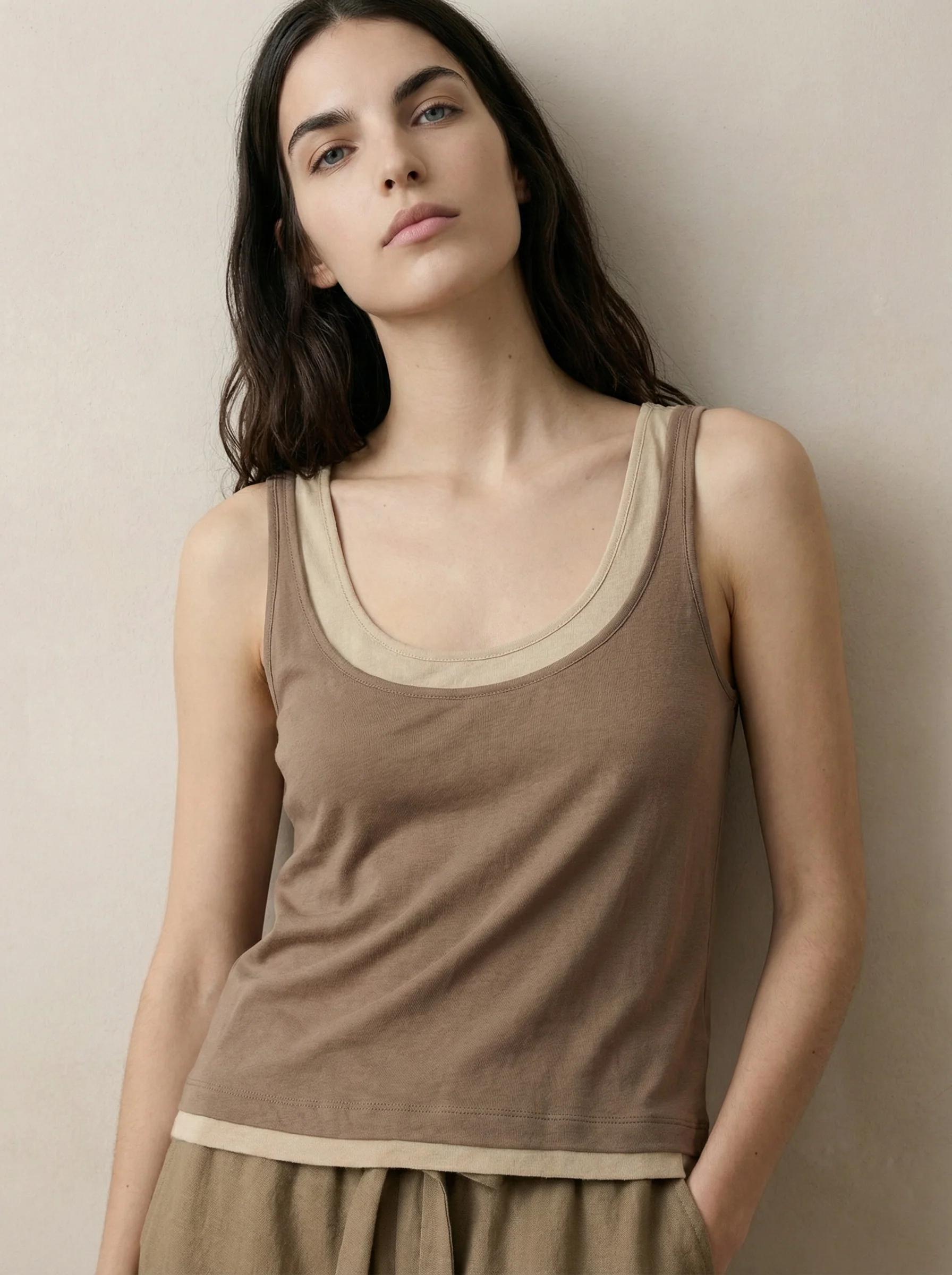 Two-layer tank top