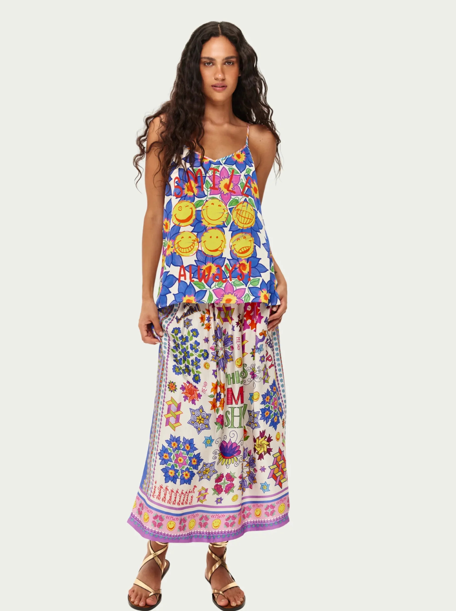 Vanessa Printed Midi Skirt - Image 3