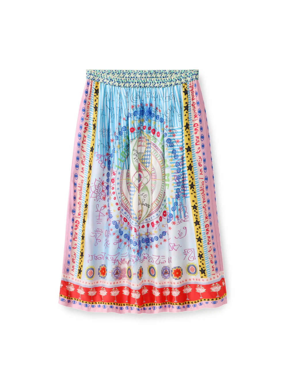 Vanessa Printed Midi Skirt