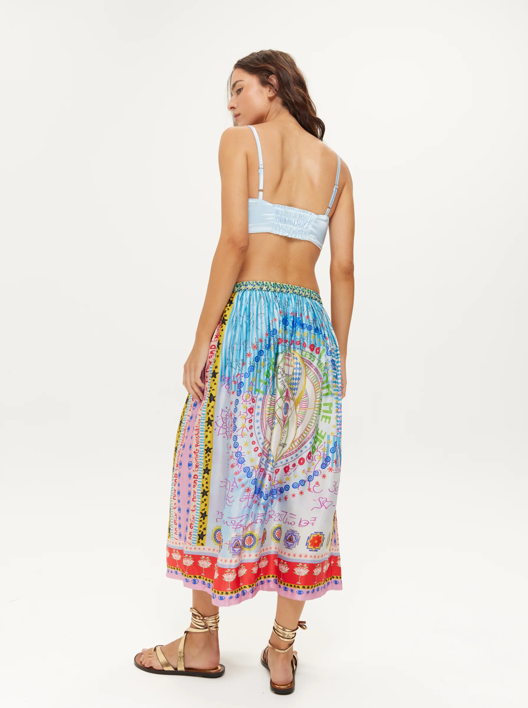 Vanessa Printed Midi Skirt - Image 3