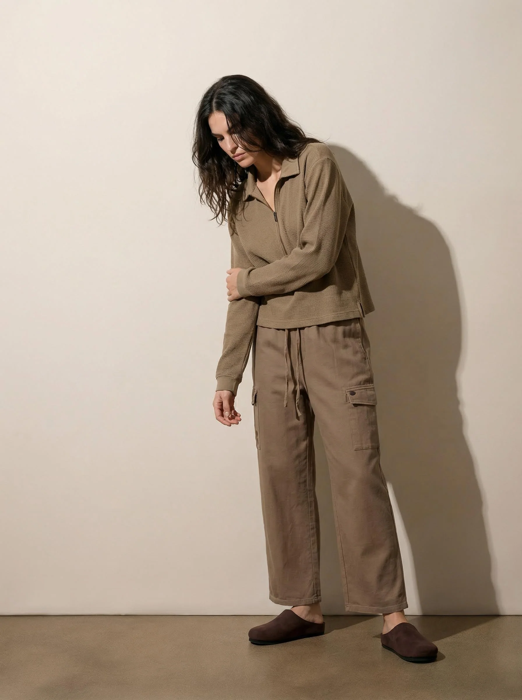Waffle polo shirt - Image 4