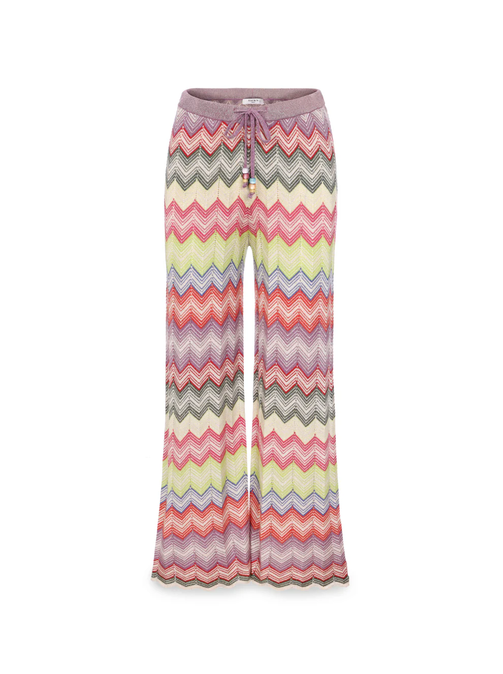 Wide-leg knit pants