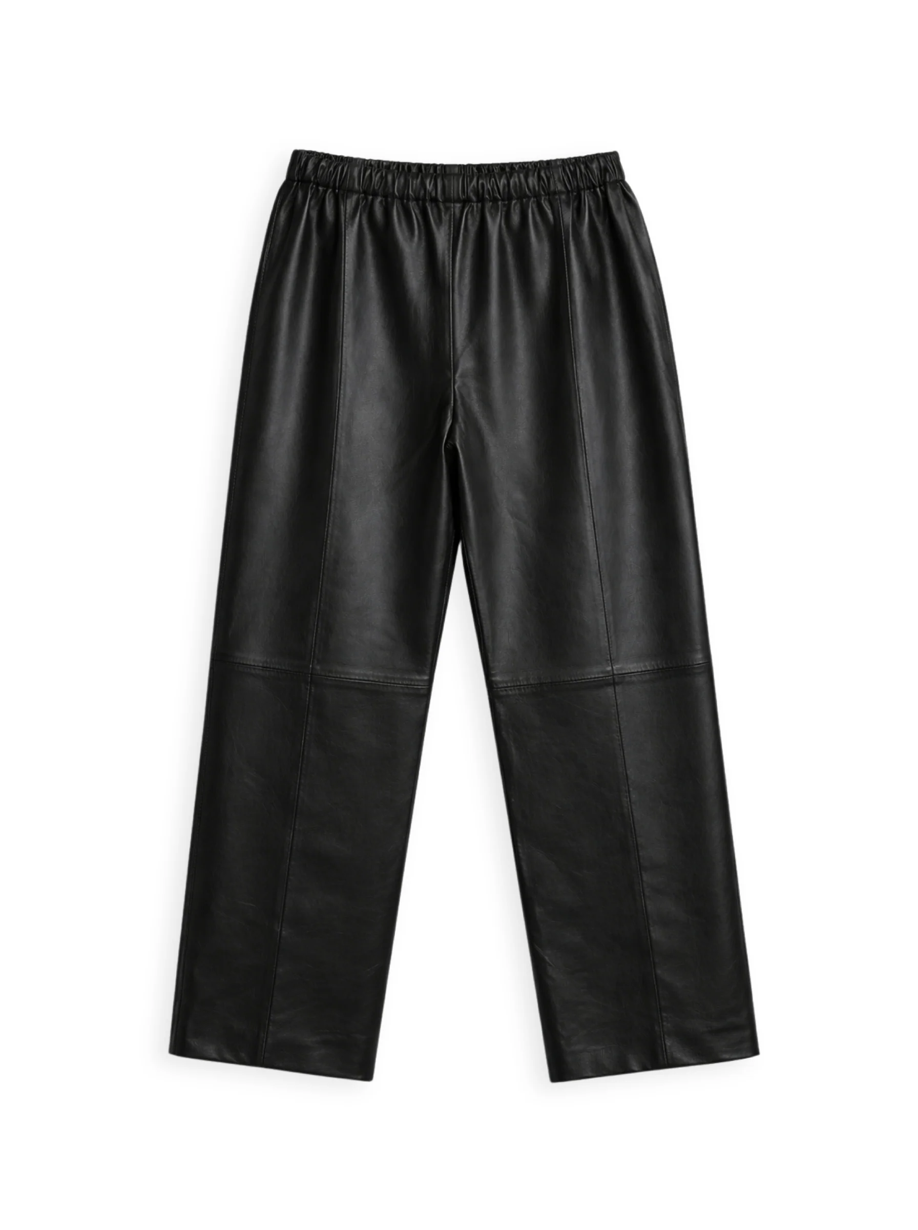 Wide-leg leather pants - Image 2