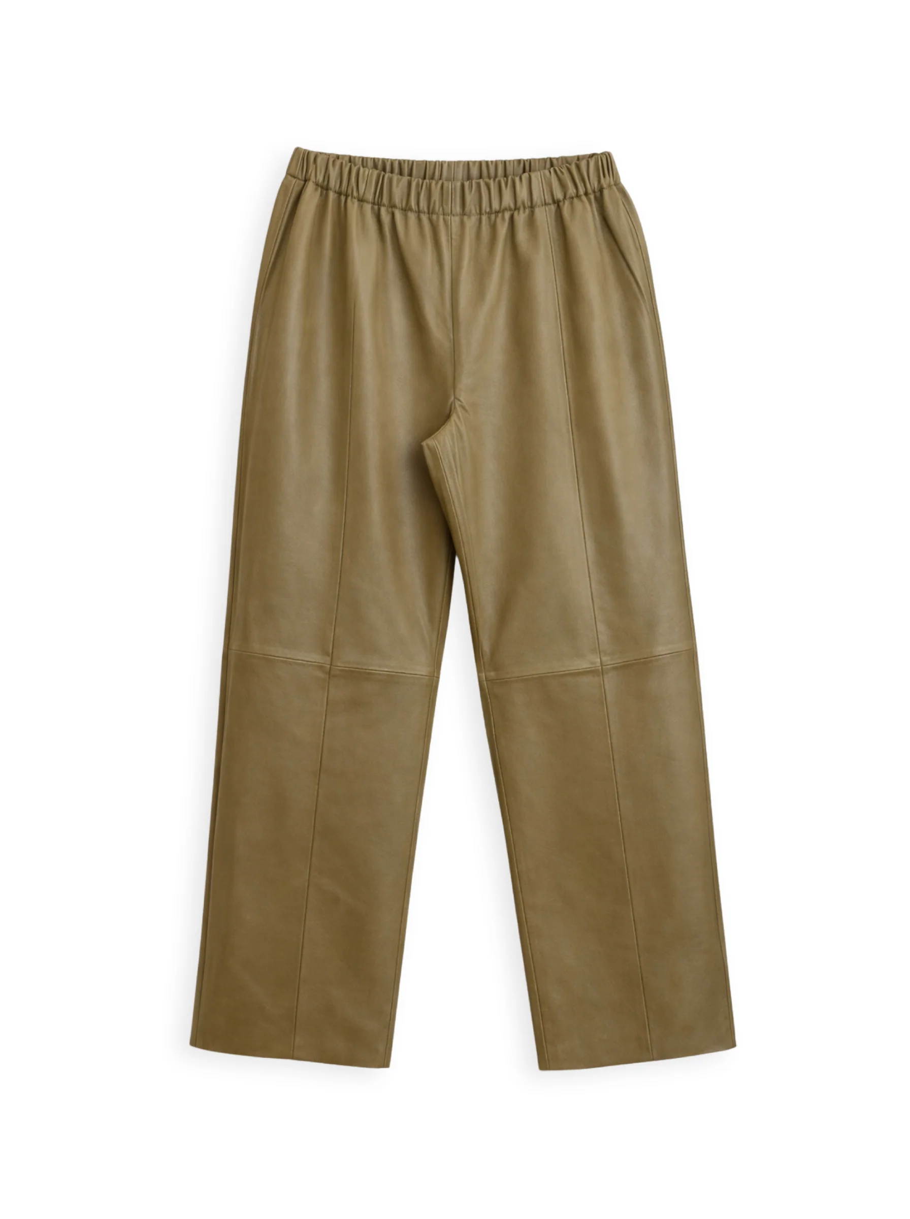 Wide-leg leather pants - Image 6