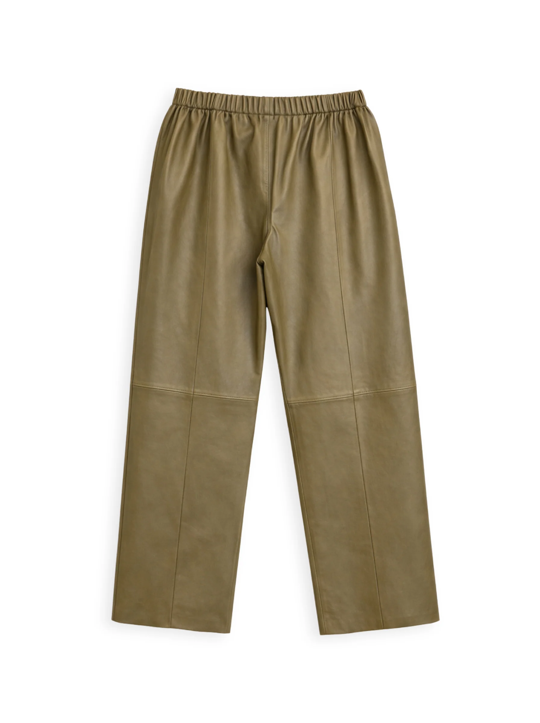 Wide-leg leather pants - Image 7