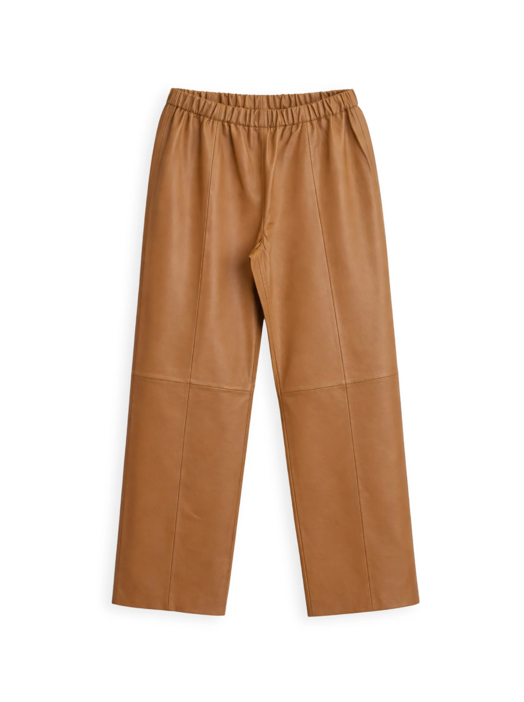 Wide-leg leather pants - Image 5