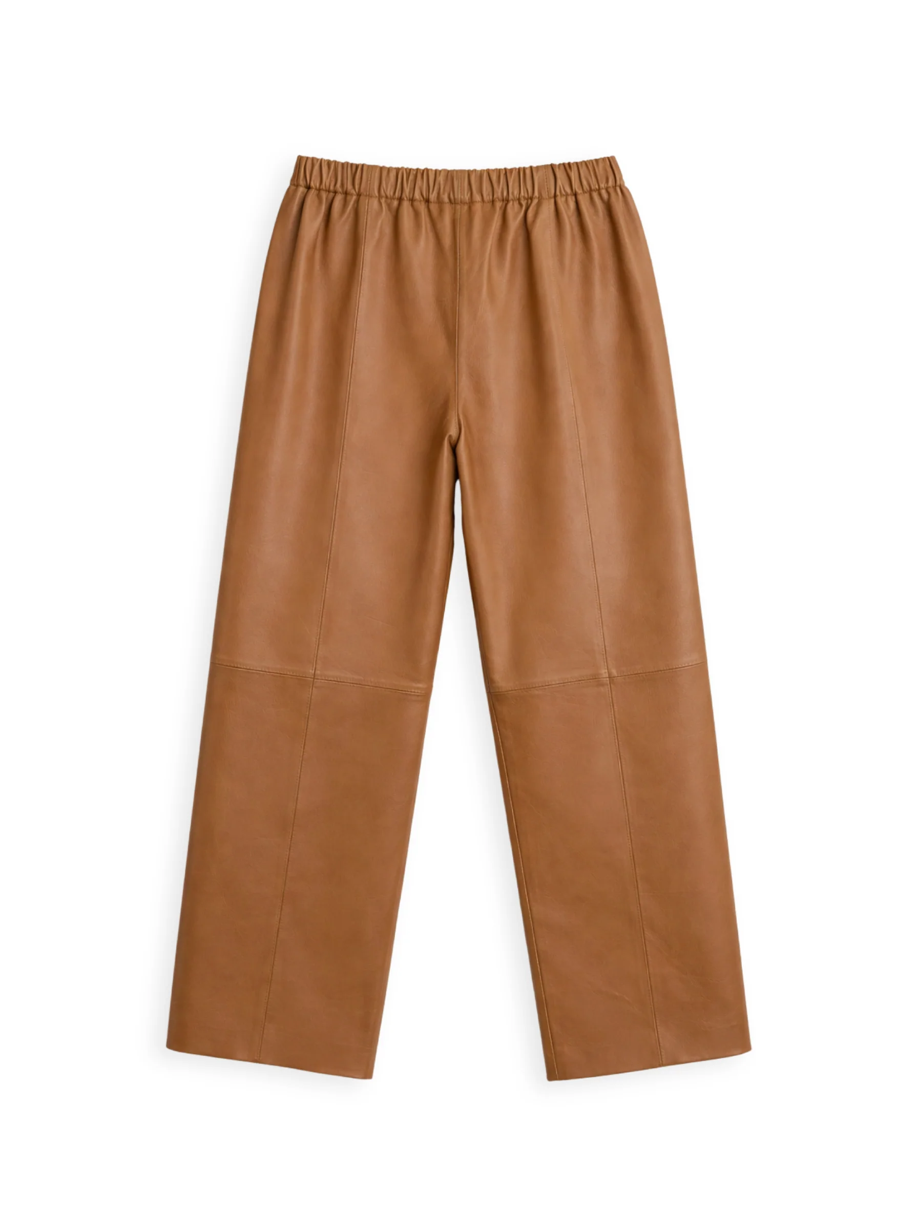 Wide-leg leather pants - Image 6