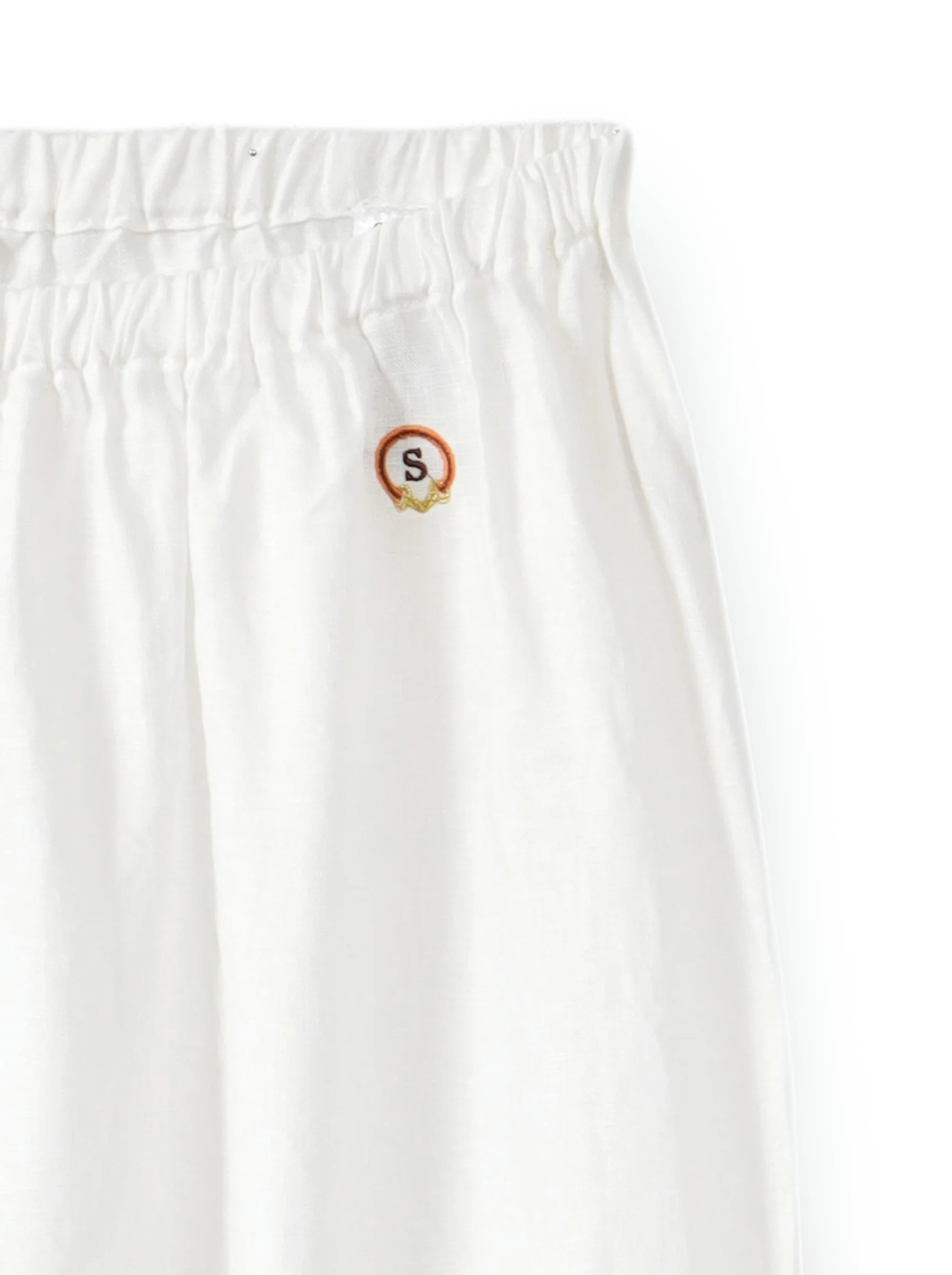 Wide-leg linen pants - Image 4
