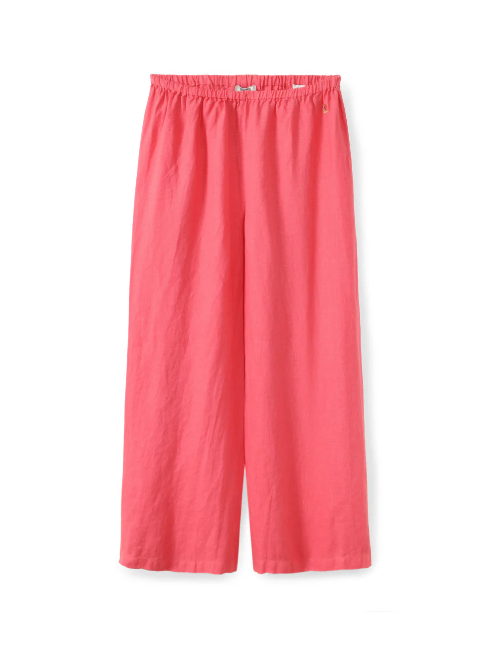 Wide-leg linen pants