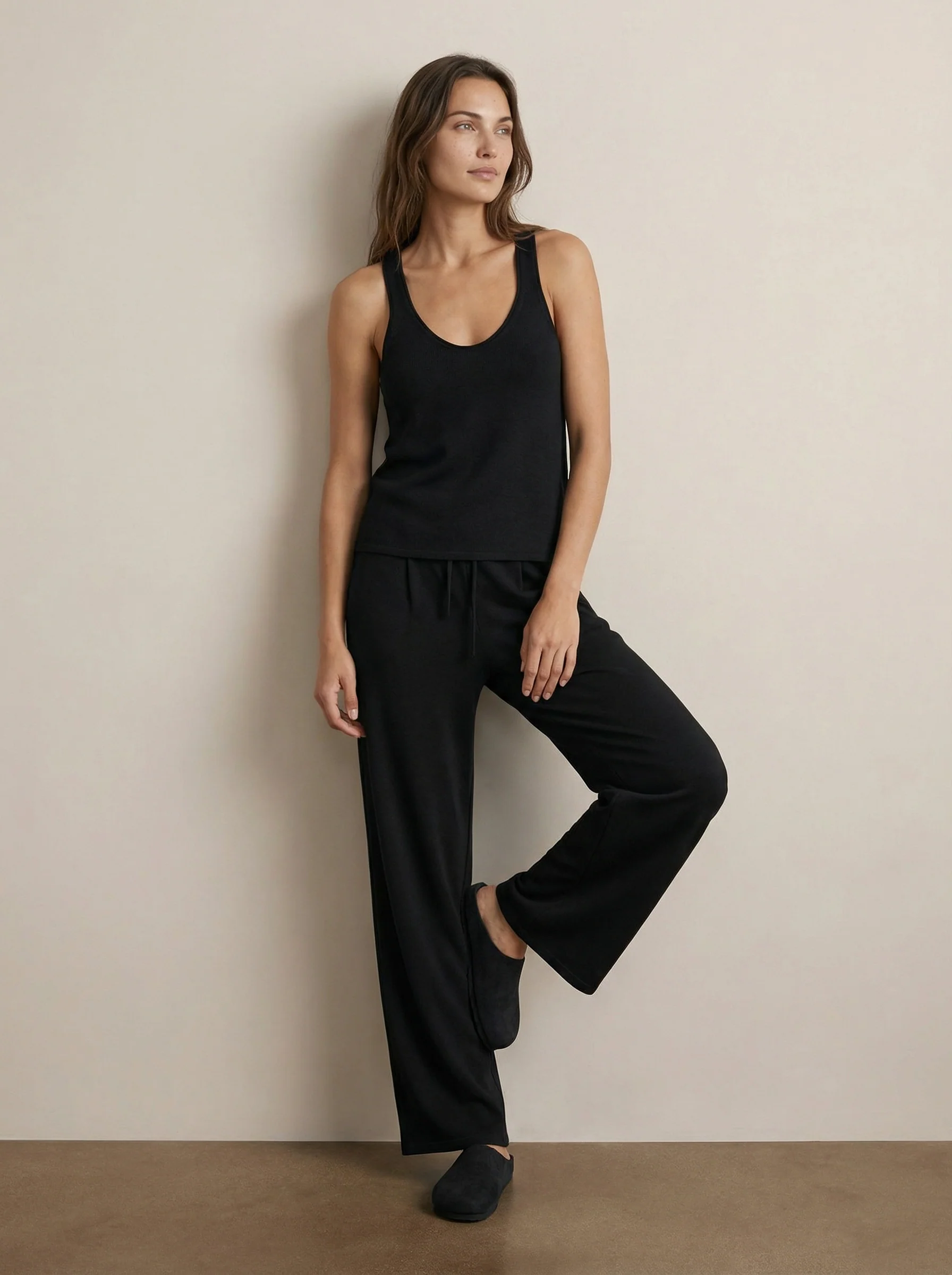 Wide leg modal pants - Image 4